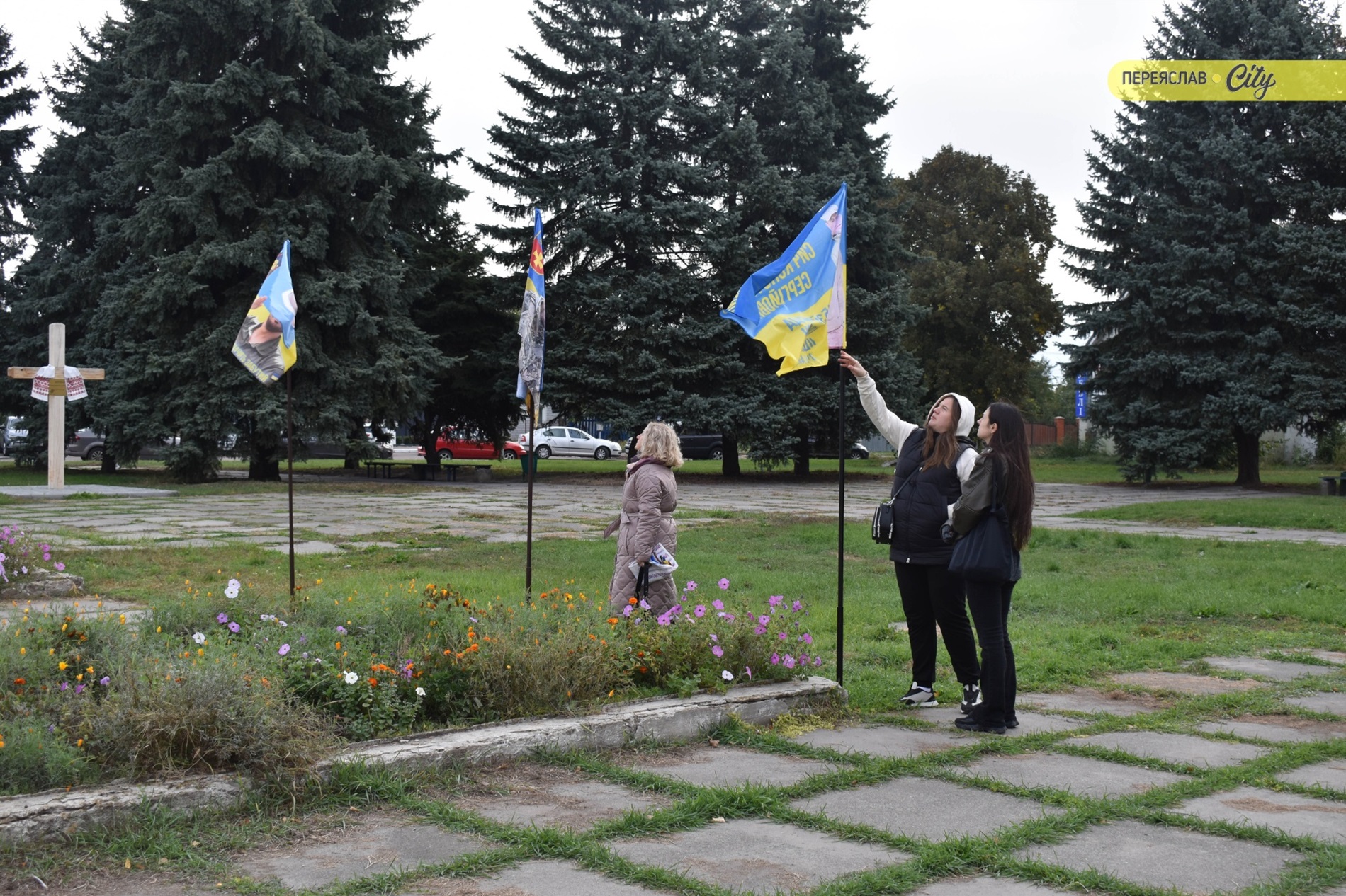 У День захисників і захисниць у Переяславі відбулася мовчазна акція пам'яті й надії ФОТОРЕПОРТАЖ