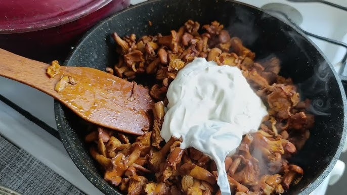лисички з картоплею