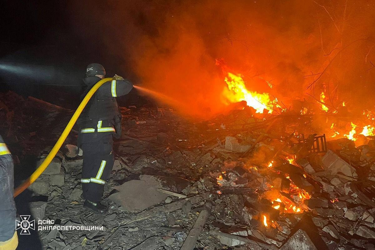 Наслідки обстрілу в ніч на 25 жовтня: поранені в Києві, загиблі на Дніпропетровщині