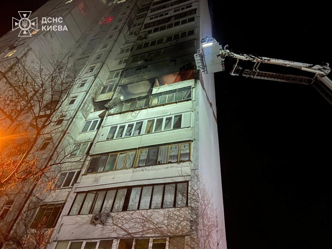 Унаслідок нічної атаки на Київ і область є загиблі, поранені та пошкоджена інфраструктура