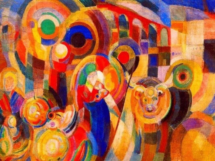 Картина “Ринок” Соні Делоне