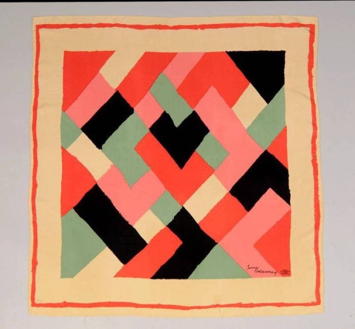 Хустина з принтом Соні Делоне