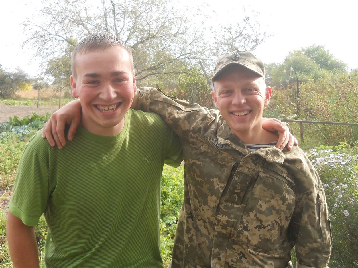 Максим Левченко з Олександром Підборіжним