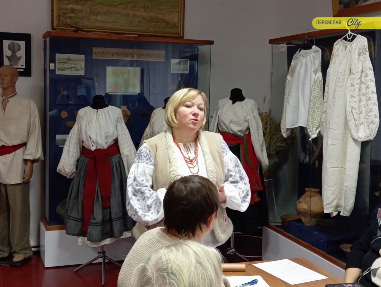 Валентина Білоусько – керівниця студії вишивки "Переяславська сорочка" 