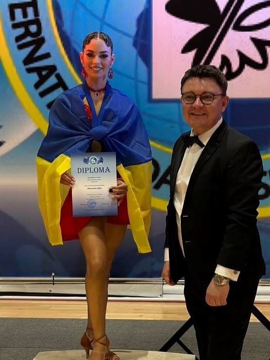 Переяславка Софія Отцевич отримала звання "Майстер спорту України" зі спортивних танців