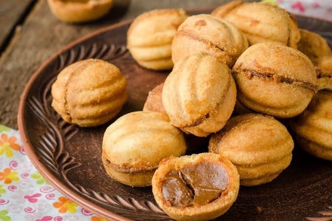 Рецепт горішків із згущеним молоком 