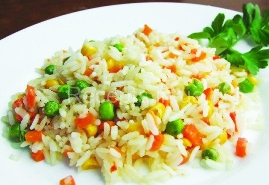 рис з овочами рецепт
