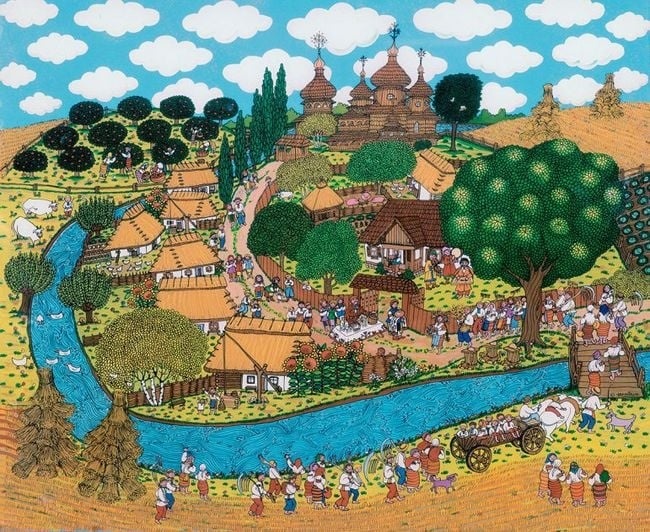 Її “народні картинки” виростили українську діаспору в США: історія художниці Ярослави Сурмач-Міллс