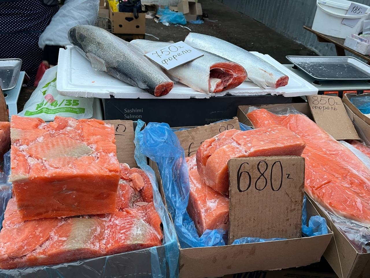 На базарі у Переяславі перед різдвяно‑новорічними святами зріс попит на свинину