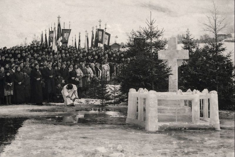 Йордан у містечку Печеніжин, Коломийського повіту. 1930-ті роки.