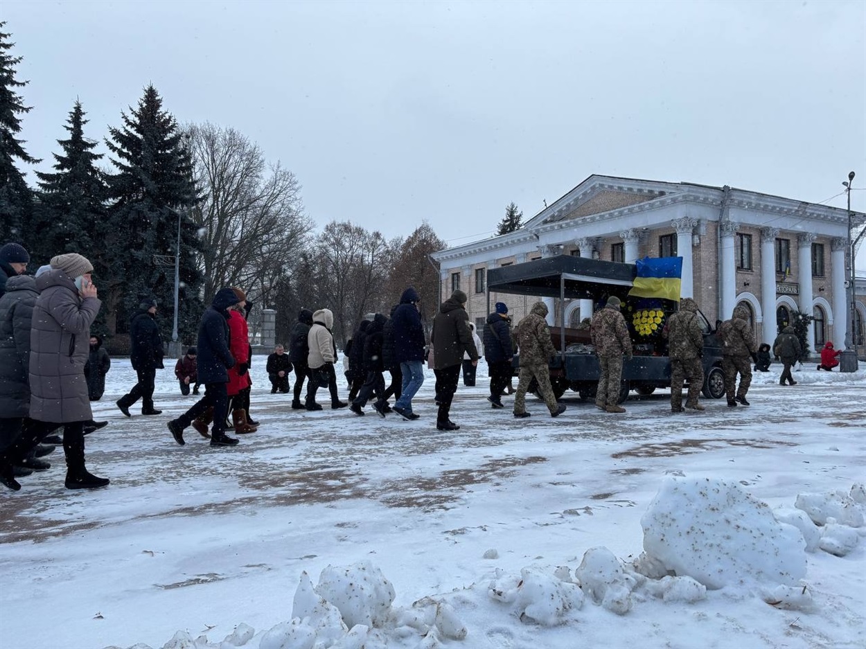 У Переяславі попрощалися із солдатом Третього армійського корпусу Віталієм «Дядьою» Романом