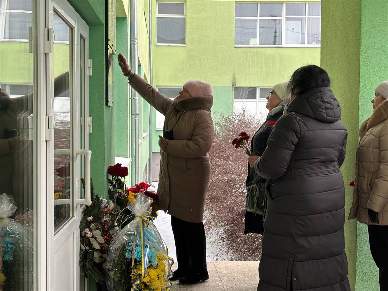 У Переяславі відкрили меморіальну дошку Герою Сергію Кононенку