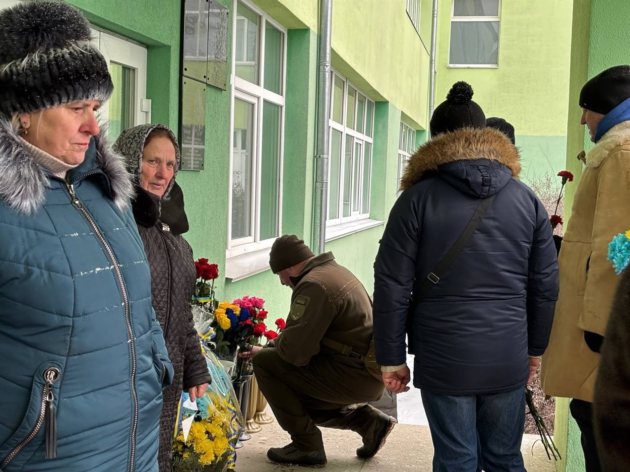 У Переяславі відкрили меморіальну дошку Герою Сергію Кононенку