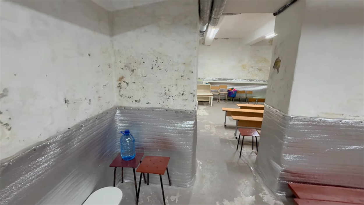 Укриття в Переяславській гімназії №3