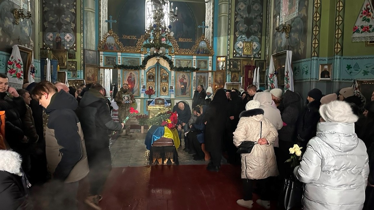 ​  Прощання з 22-річним Героєм Сергієм Потапенком відбулося в Переяславі 23 січня 2026 р. Автор: Валентина Батрак   ​