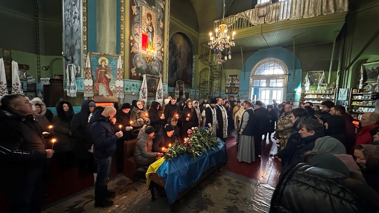 ​  Прощання з 22-річним Героєм Сергієм Потапенком відбулося в Переяславі 23 січня 2026 р. Автор: Валентина Батрак   ​