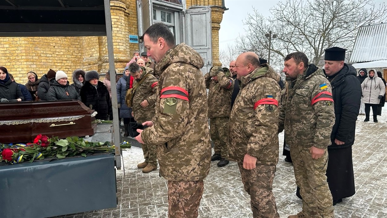​  Прощання з 22-річним Героєм Сергієм Потапенком відбулося в Переяславі 23 січня 2026 р. Автор: Валентина Батрак   ​