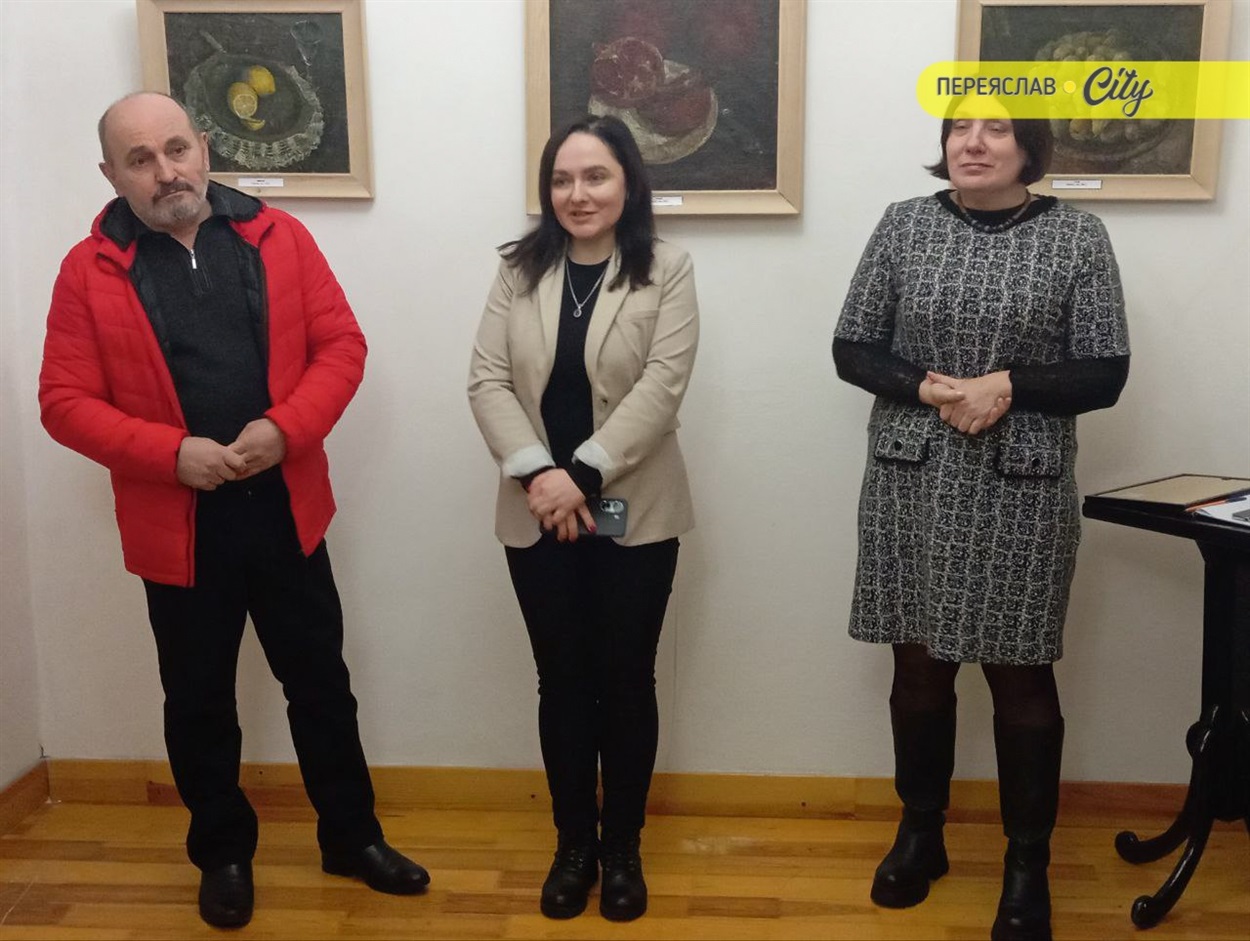 У залі музею в Переяславі виставили картини художника-реставратора Григорія Єгорова