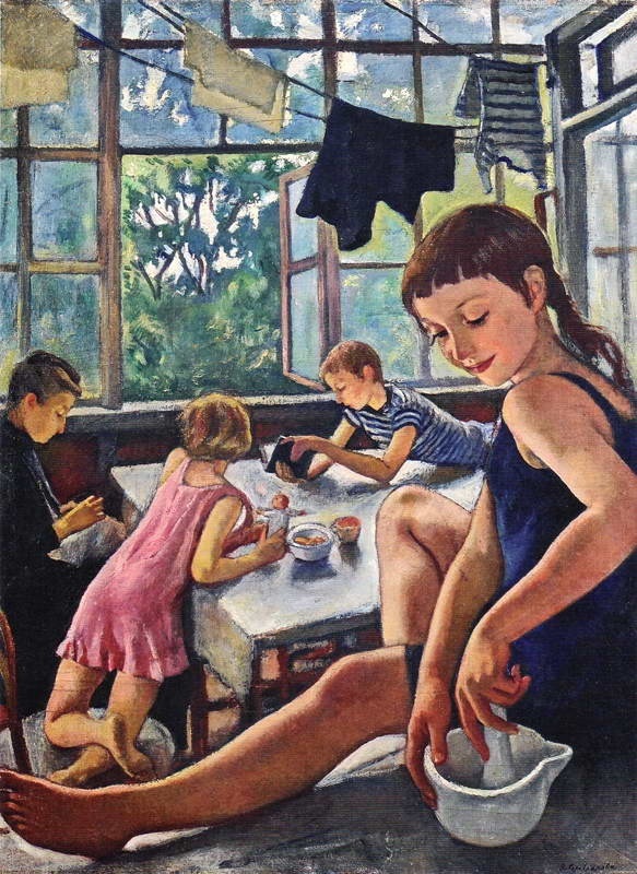 Портрети дітей Зінаїди Серебрякової