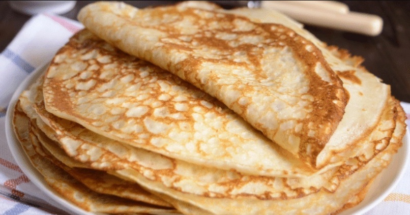 млинці рецепт три стакани 