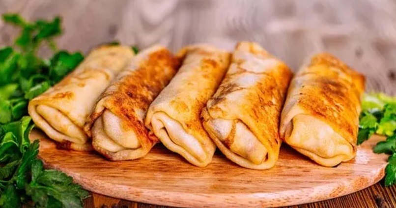 млинці з м'ясом рецепт 