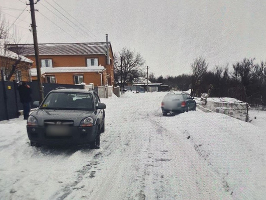 ДТП в Гайшині між автомобілями Hyundai та Volkswagen