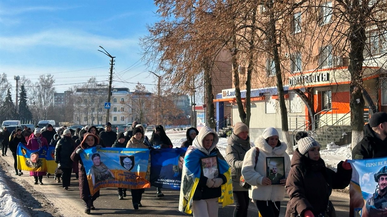 Мовчазна хода пошани Героїв у Переяславі 21 лютого 2026 р. 