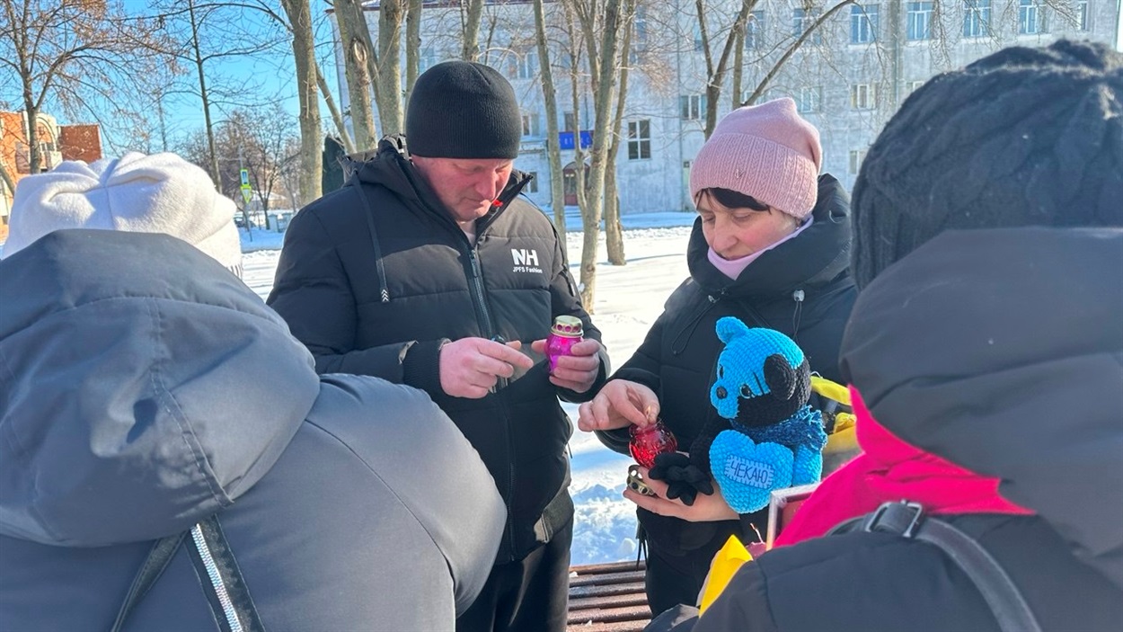 Мітинг пам'яті на Алеї Героїв у Переяславі 21 лютого 2026 р. 
