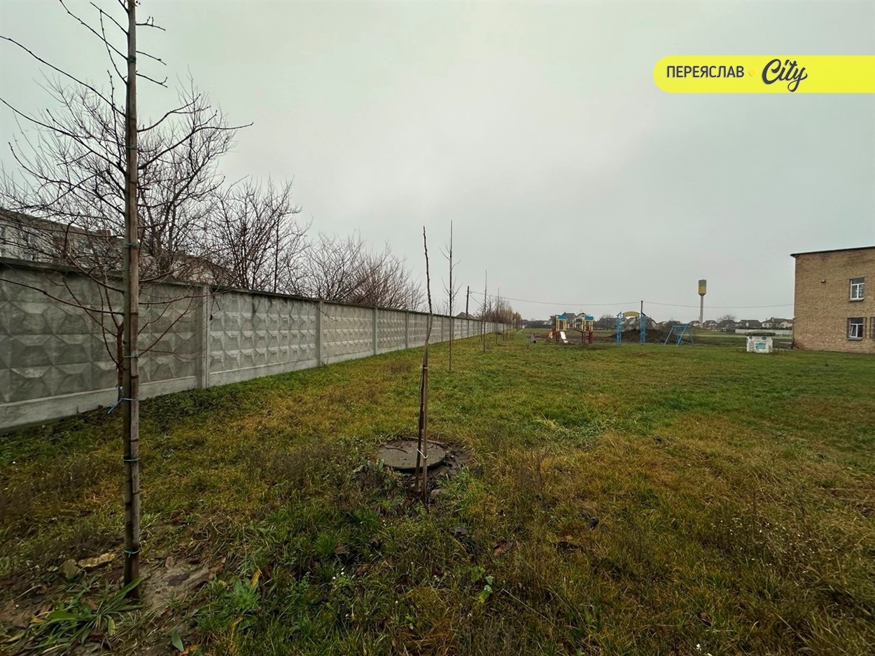 Біля Переяславської гімназії №4 в мікрорайоні Підварки міськрада планує будувати футбольне поле зі штучним покриттям. 