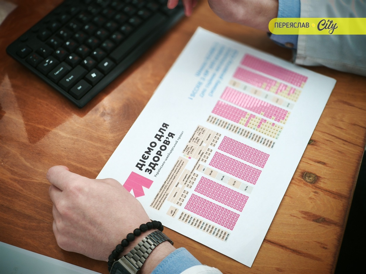 Обстеження за програмою "Скриніг здоров'я 40+" можна пройти в Переяславському ЦПМСД