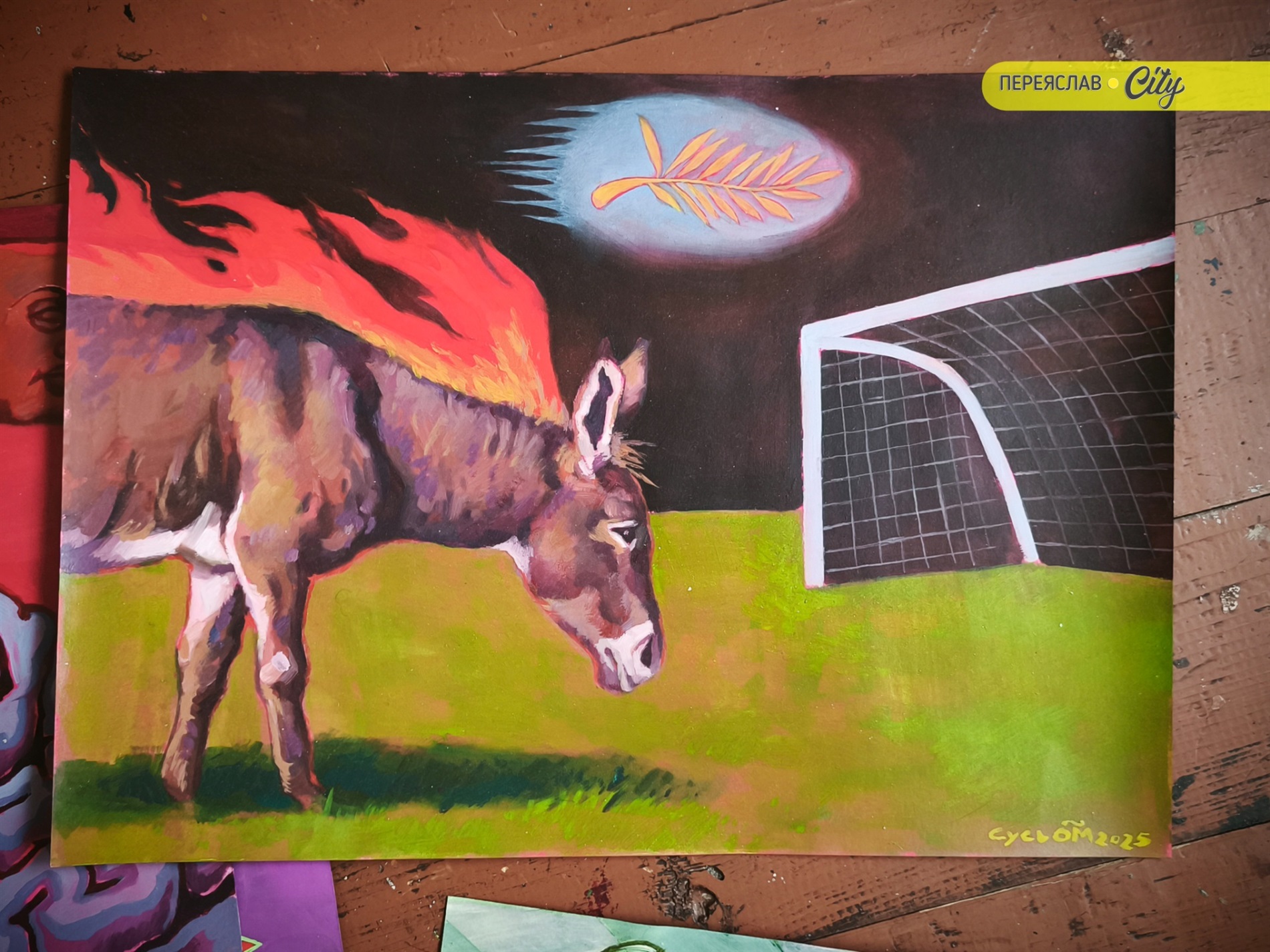 В майстерні художника Олександра Суся: як мистецтво допомагає осмислити реальність ФОТОРЕПОРТАЖ