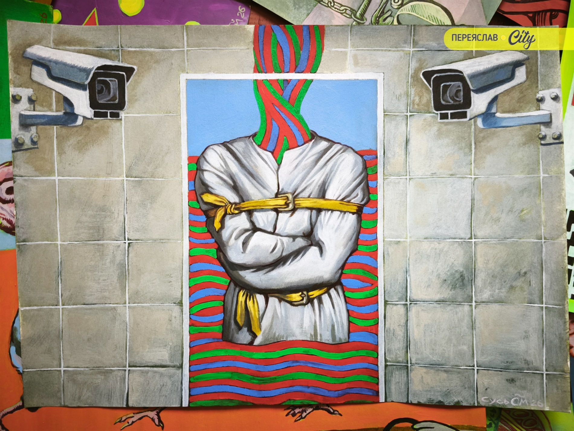 В майстерні художника Олександра Суся: як мистецтво допомагає осмислити реальність ФОТОРЕПОРТАЖ