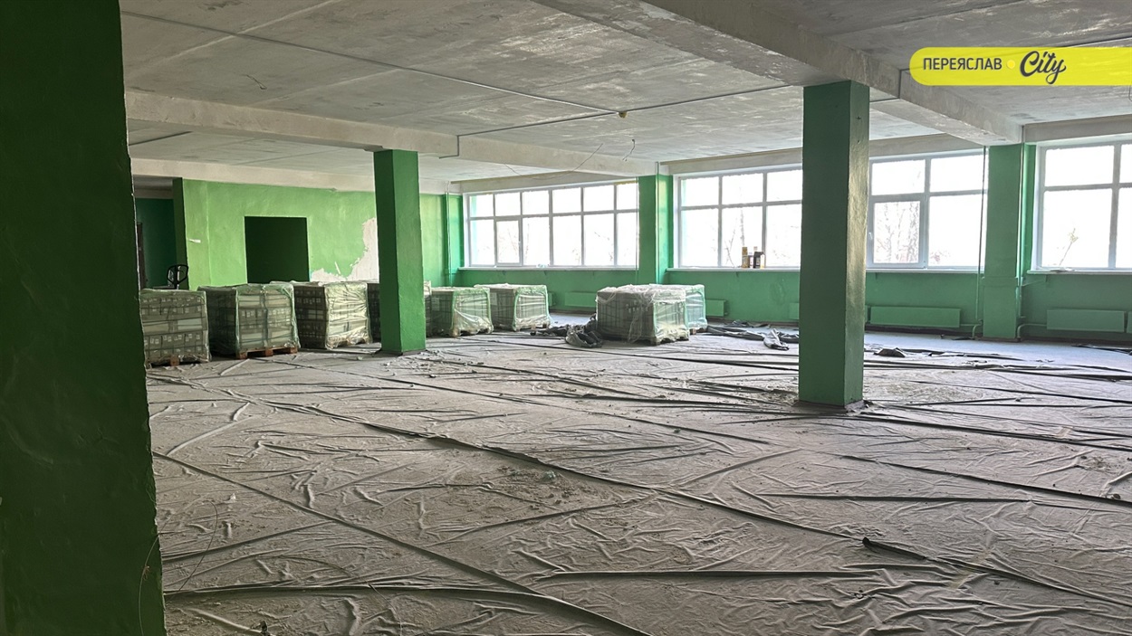 Шкільна їдальня на ремонті 