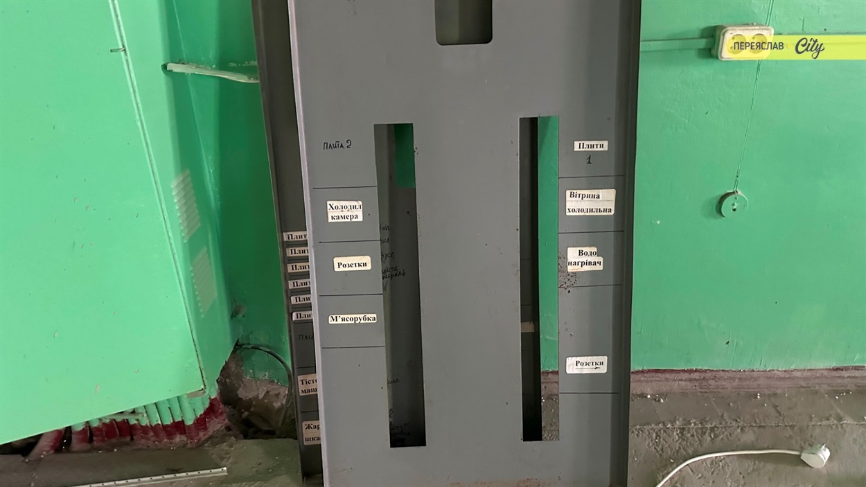 Під час ремонту повністю замінять електромережу харчоблоку та їдальні