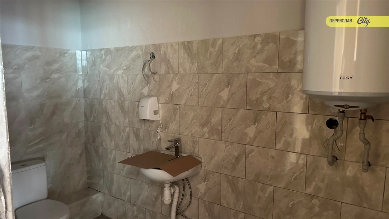 У їдальні ліцею вже частково оновили сантехніку 