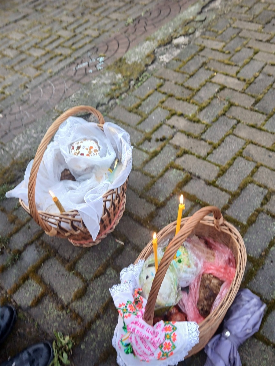 Як освячували великодні кошики на Переяславщині ФОТО