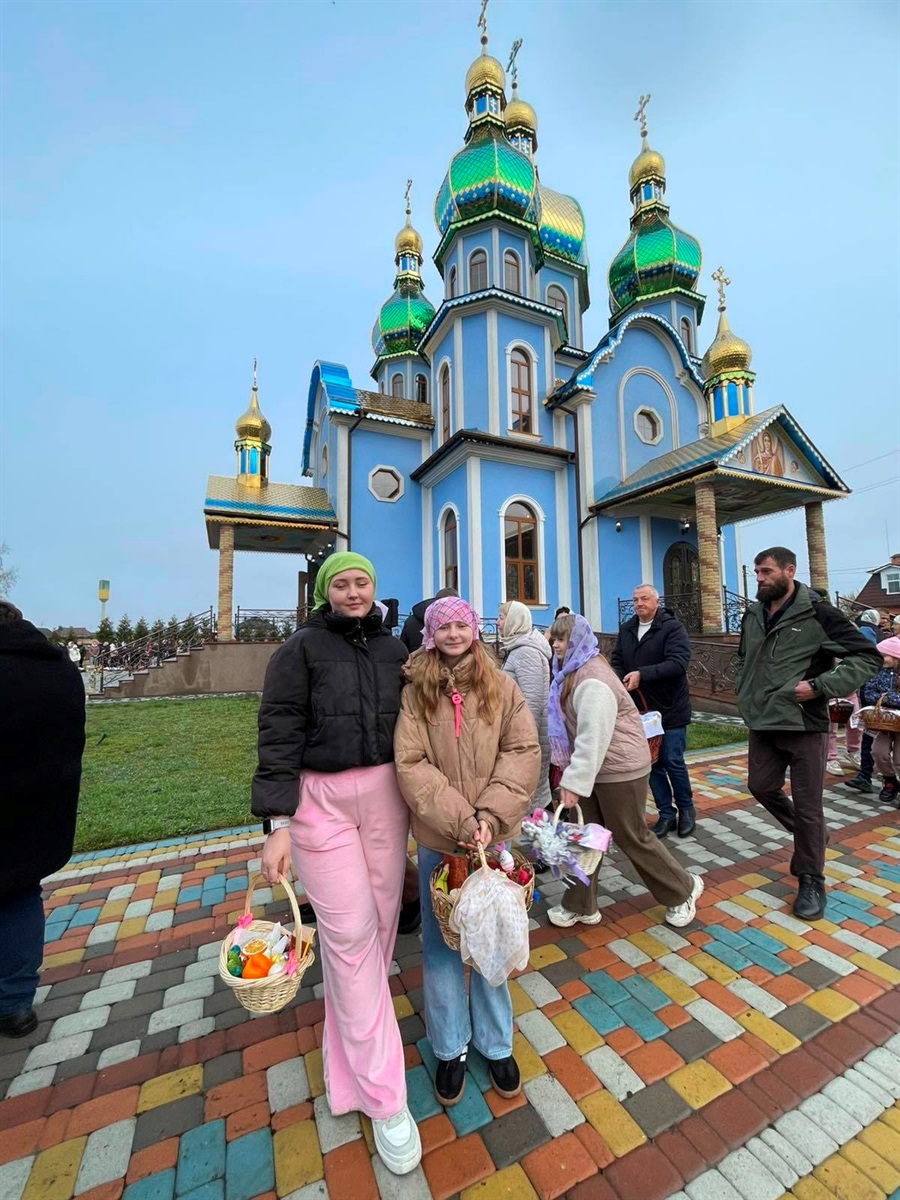 Як освячували великодні кошики на Переяславщині ФОТО