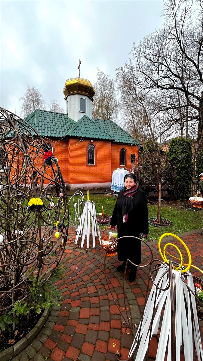 Як освячували великодні кошики на Переяславщині ФОТО