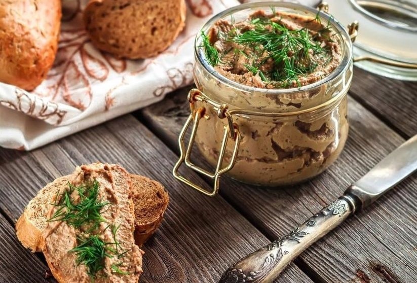 рецепт паштету з курячої печінки