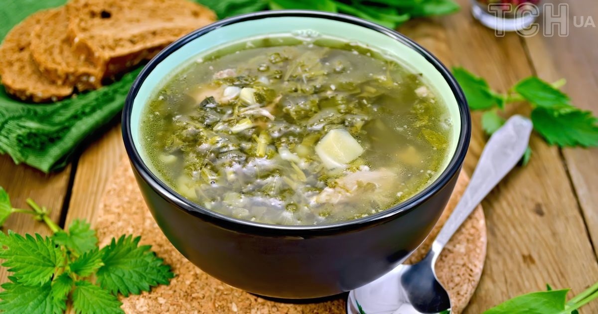  зелений борщ зі щавлем рецепт