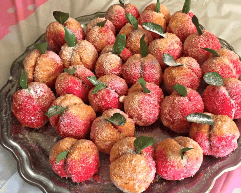 тістечко «Персики» рецепт 