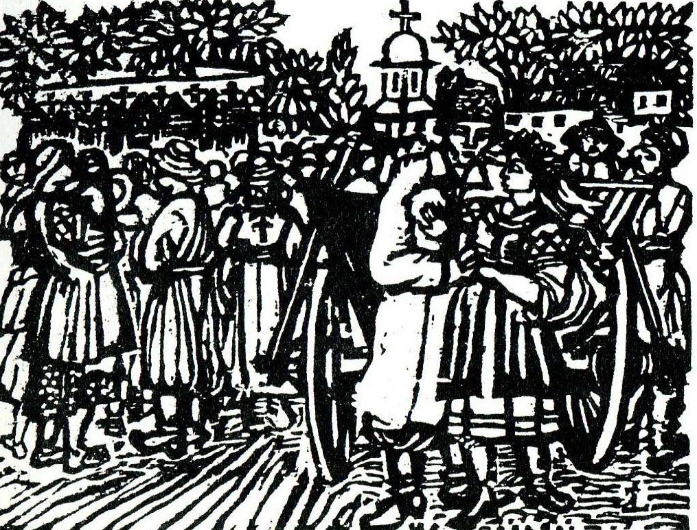 Ілюстрація до книжки «Вечори на хуторі біля Диканьки»