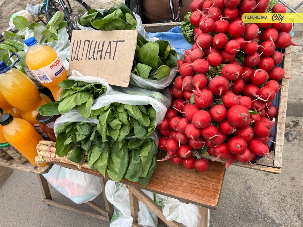 На базарі у Переяславі почали продавати розсаду огірків – по 25 гривень за рослину