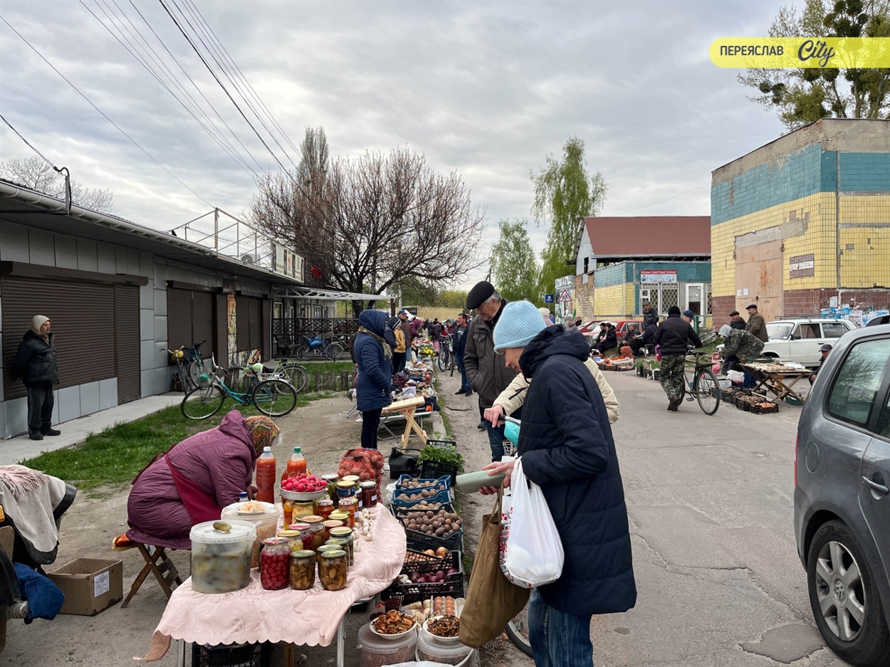 На базарі у Переяславі почали продавати розсаду огірків – по 25 гривень за рослину