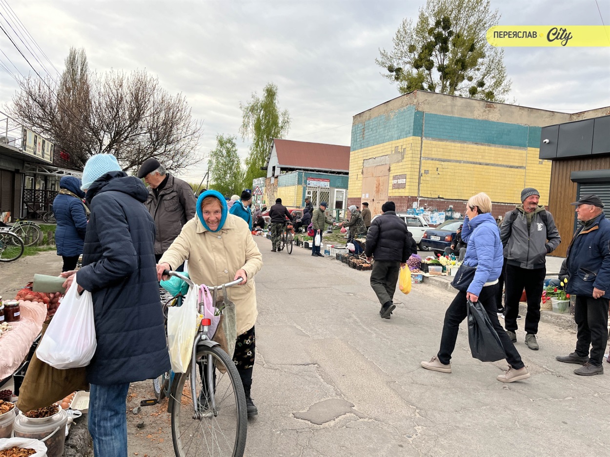 На базарі у Переяславі почали продавати розсаду огірків – по 25 гривень за рослину