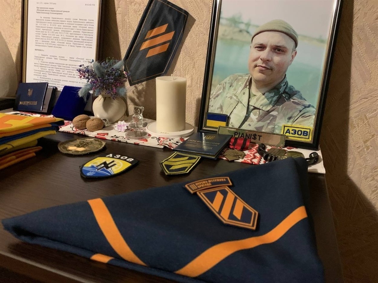 воїн штурмової бригади полку "Азов" Олександр Чайка