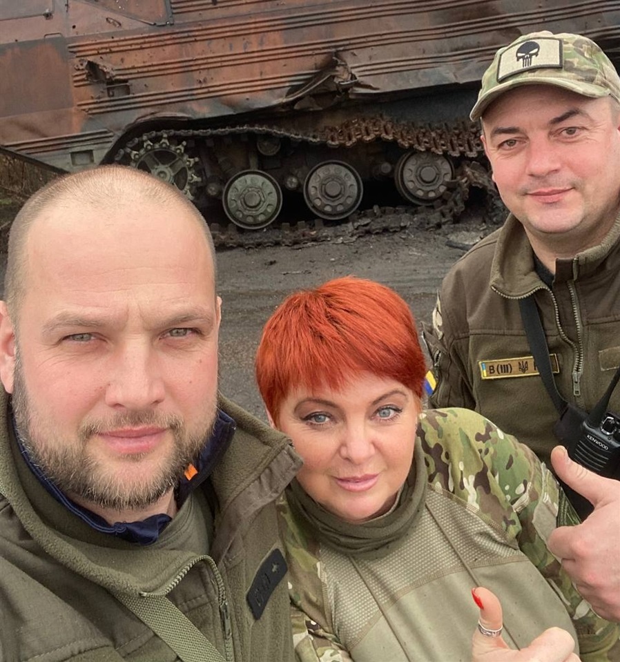 Інна Марченко з Віталієм Житніцьким та Олександром Гриненком