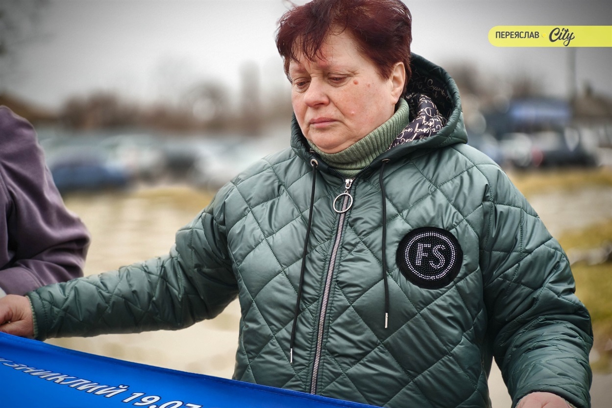 Хвилина мовчання та мовчазна акція нагадування родин зниклих безвісти, полонених та загиблих захисників. Переяслав, 21 березня 2026 р.