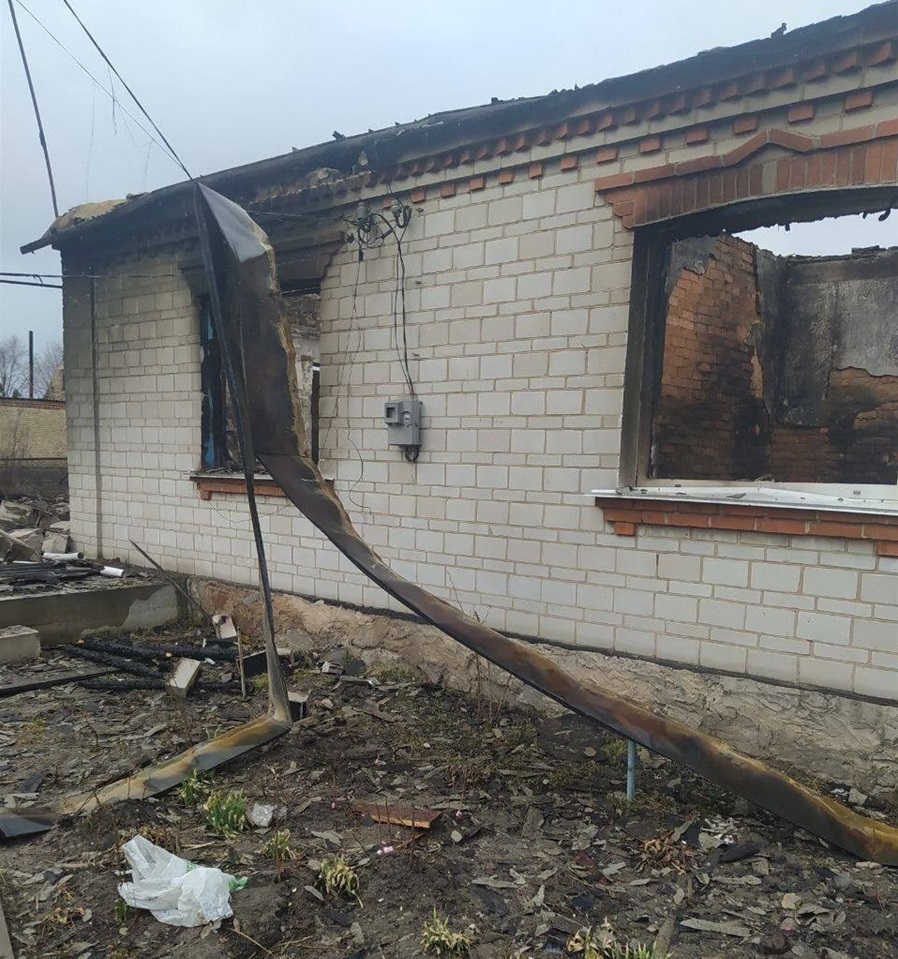 Будинок  родини Підлісних  у Макарові згорів ущент