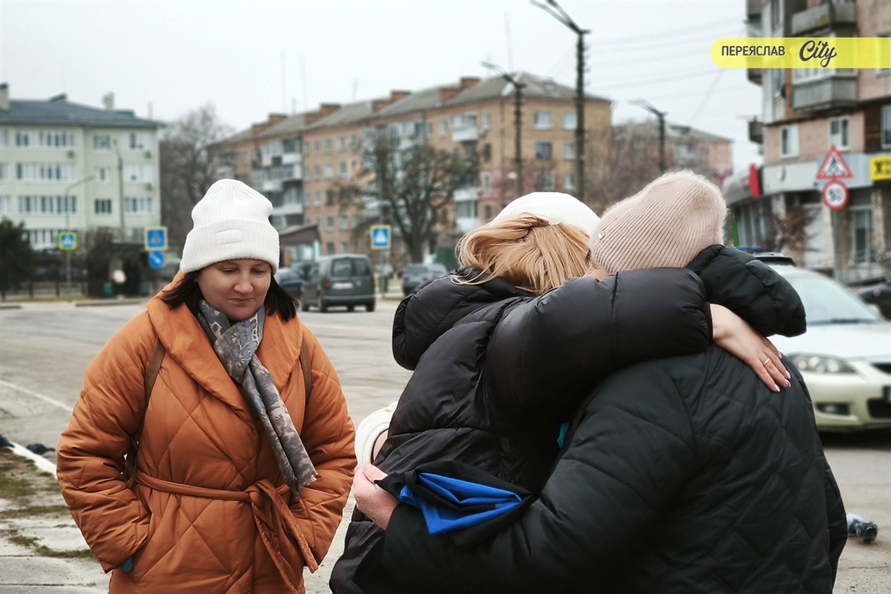 Хвилина мовчання та мовчазна акція нагадування родин зниклих безвісти, полонених та загиблих захисників. Переяслав, 21 березня 2026 р.